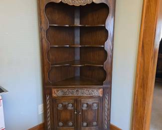 Vintage Corner Cabinet