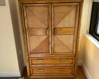 Sunburst Pattern Armoire