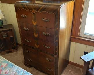  04 Art Deco Waterfall Style Dresser
