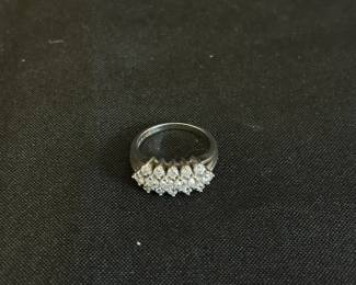 14K Plum Gold Diamond Ring By ODI