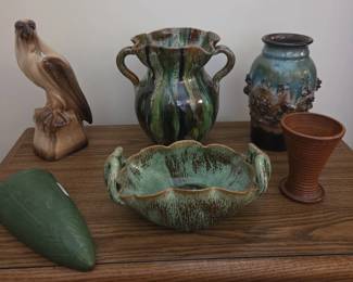 Glit Lava keramik, A.R. Cole, Peters Reed  More Pottery