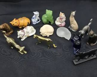 Miniature Cats Franklin Mint And More