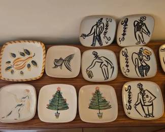 Vintage Glidden Plates