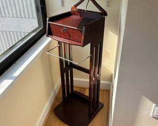 Wardrobe Wood Valet Stand