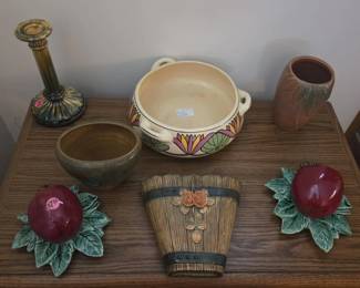 Weller, Nelson McCoy, McCoy, Roseville  More Pottery