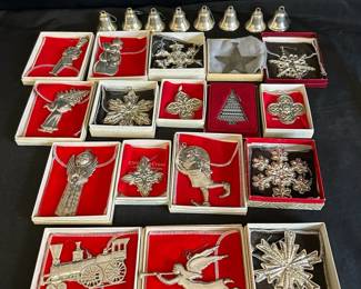 Sterling Silver Ornaments  Bells