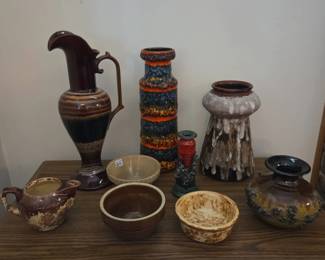 Scheurich, Royal Haeger, Icelandic studio pottery,  More Pottery