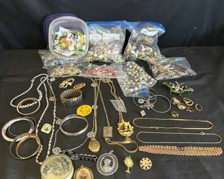 Huge Costume Jewelry Mystery Lot