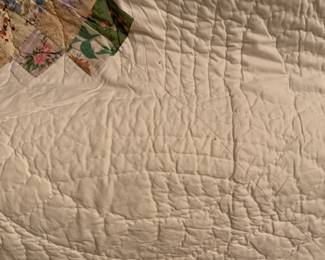#65 jc pennys vintage quilt 92x90 $65.00