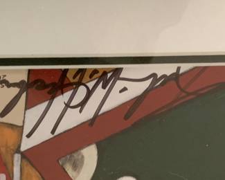 #154 "what a game " print signed 18x14 $40.00