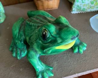 #107 mediume frog figurine $20.00