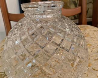 #131 Lampshade crystal 8x6 $20.00