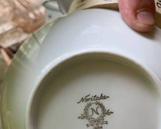 #136 Noritake Victoria 94 piece China with gold stars $250.00