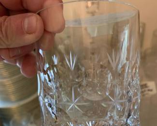 #127 Thumbprint and atomic star old fashion glasses set of 4 $40.00 #128 Thumbprint and atomic star old fashion glasses set of 4 $40.00