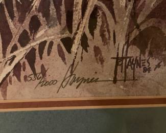 #170 southern primitive 556/2000 print signed $75.00