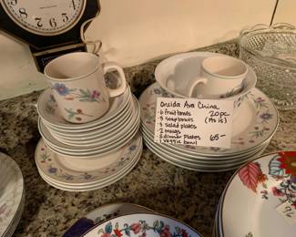#173 Oneida Ava China 20 piece $65.00