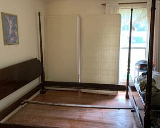 #4 4 post king bed $175.00