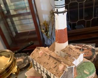 #151 Harbor light house statues set of 2 $20.00