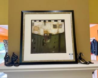 Women's Shoes, Framed Art