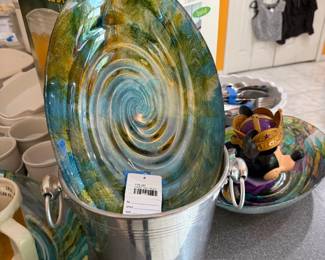Glitter Swirl Bowl