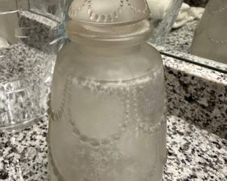 Renee Lalique perfume bottle as is $100