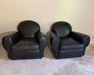 Hickory Tanner Leather Chairs $750