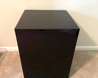 Black laminate cube table $75.00