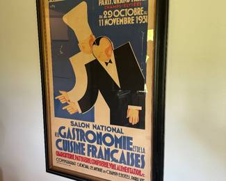 1930’s French Poster $400.