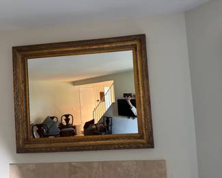 Gold Leaf decorative mirror $100