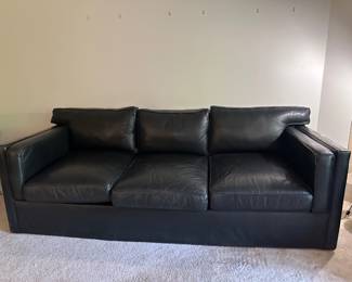 Hickory Tanner Leather Sofa $595.