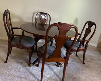 Baker Dining Set 2 Leaves $2800.