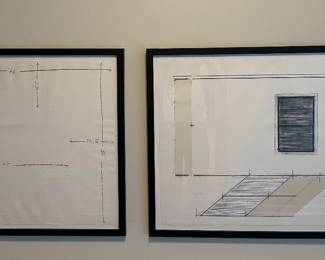Mathias Goeritz “Homage to Paper”- $450,Jose Guillermo “Only Shadows” $250
