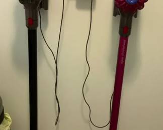Pair of Dyson Cordless Stick Vacuums with Chargers