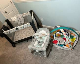 Baby Essentials Graco Pack n Play, Infant Seat Activity Mat