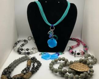 Artisan Beaded Necklace Jewelry Collection