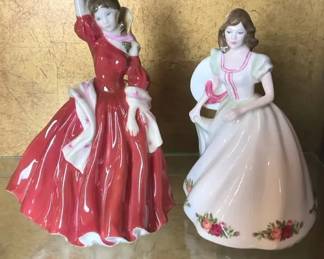 Royal Doulton Ellen Annabelle Porcelain Figurines
