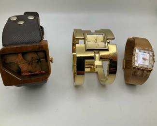 Ladies Fashion Watches Including Tori Burch, Skagen Mesh Band Watch