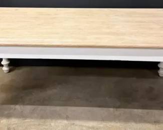 Distressed Wood European Farm Style Table