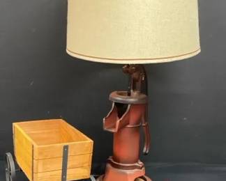 RusticFarm Style Ranch Water Pump Electric Lamp 31 12 H X8 W , And More