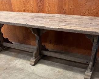 Reproduction European Farm Style Reclaimed Wood Table