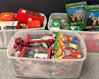 Mystery Christmas Variety Lighted Decor, Figurines, Candle Fixtures, More