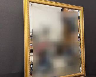 Gold Wood Ornate Wall Mirror