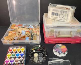 Card Making Scrapbooking Rubber Stamp Lot