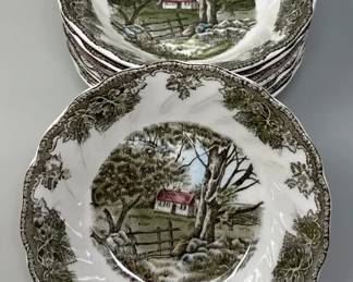 Johnson Bros, The Friendly Village, 8Fruit Bowls