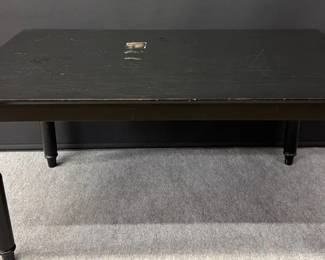 Wooden Black Farmhouse Table