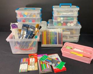 Craft Paint, Paintbrushes, And More