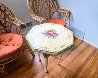 Hambersham Plantation Hand-painted Occassional Table