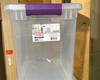 Clear-View Storage Containers-27 Quart