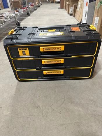 DEWALT Toughsystem 2.0, 12.3 in. W Tool Box 3-Drawer