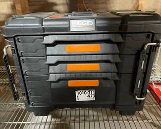 RIDGID Pro Gear System Gen 2.0 14.6 in. W Black Resin XL 3 Drawer
